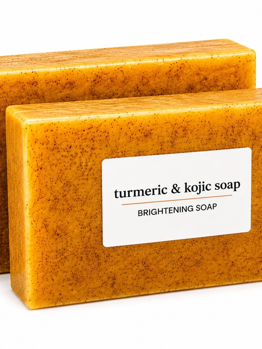 Turmeric & Kojic Brightening Soap - Warm Yellow